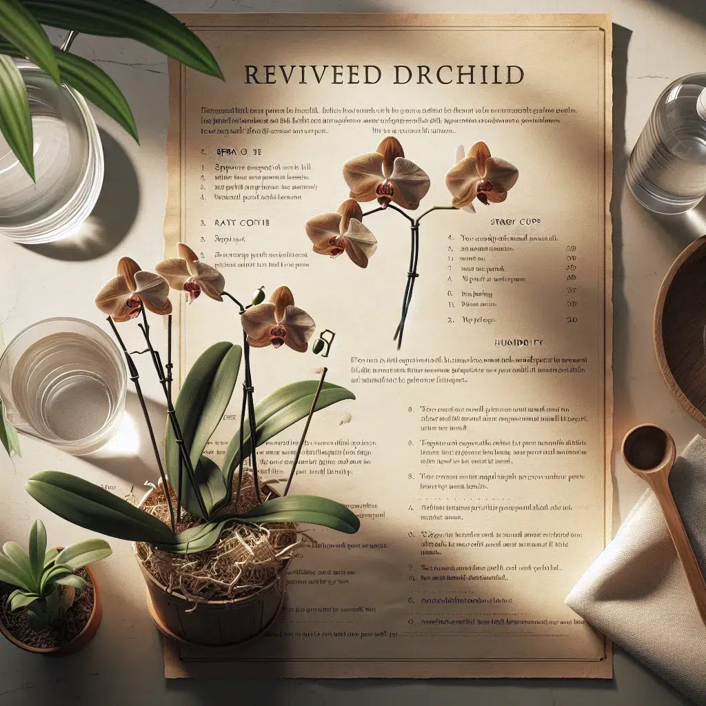 'Consejos para recuperar orquídeas deshidratadas en el hogar de manera fácil'