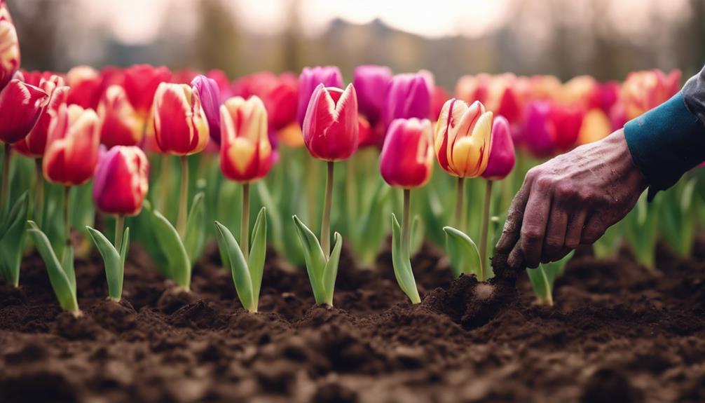 cuidado anual de tulipanes