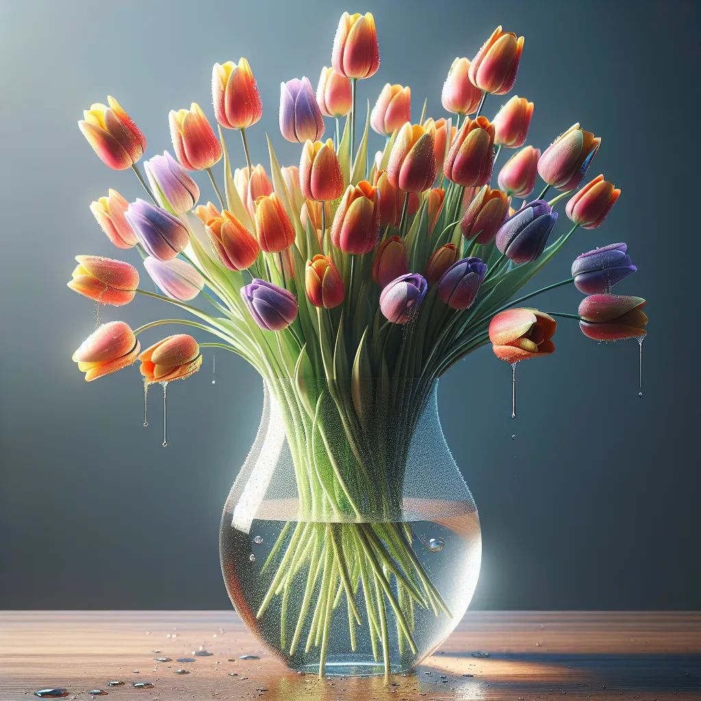 Descubre cuánto tiempo pueden durar los tulipanes en un jarrón con agua fresca. ¡Sorpréndete con la belleza de estas flores y aprende cómo mantenerlas frescas por más tiempo!