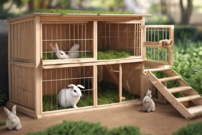 dise o ideal jaula conejos