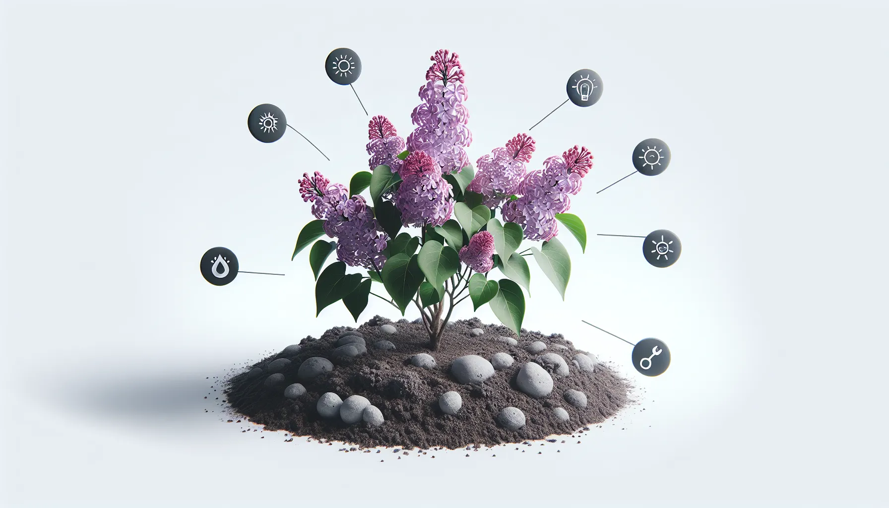 Planta de lila sin flores: posibles razones y soluciones