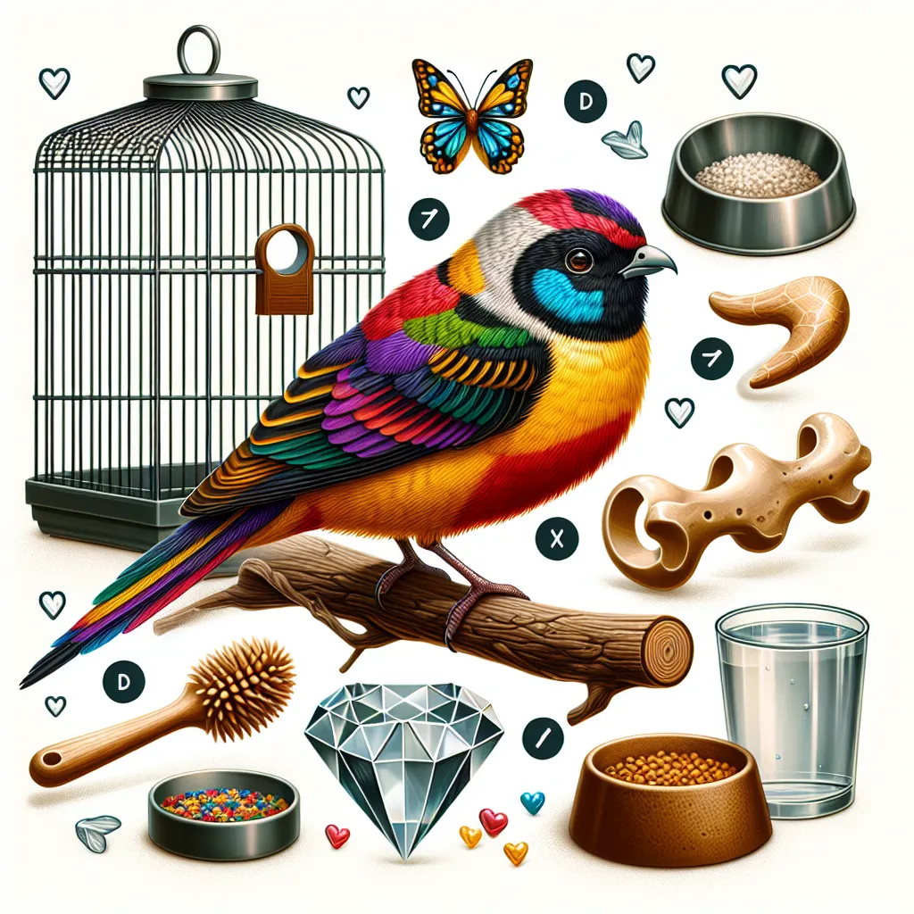 Diamante mandarín: descubre cómo criar y cuidar adecuadamente a esta colorida ave australiana en casa.