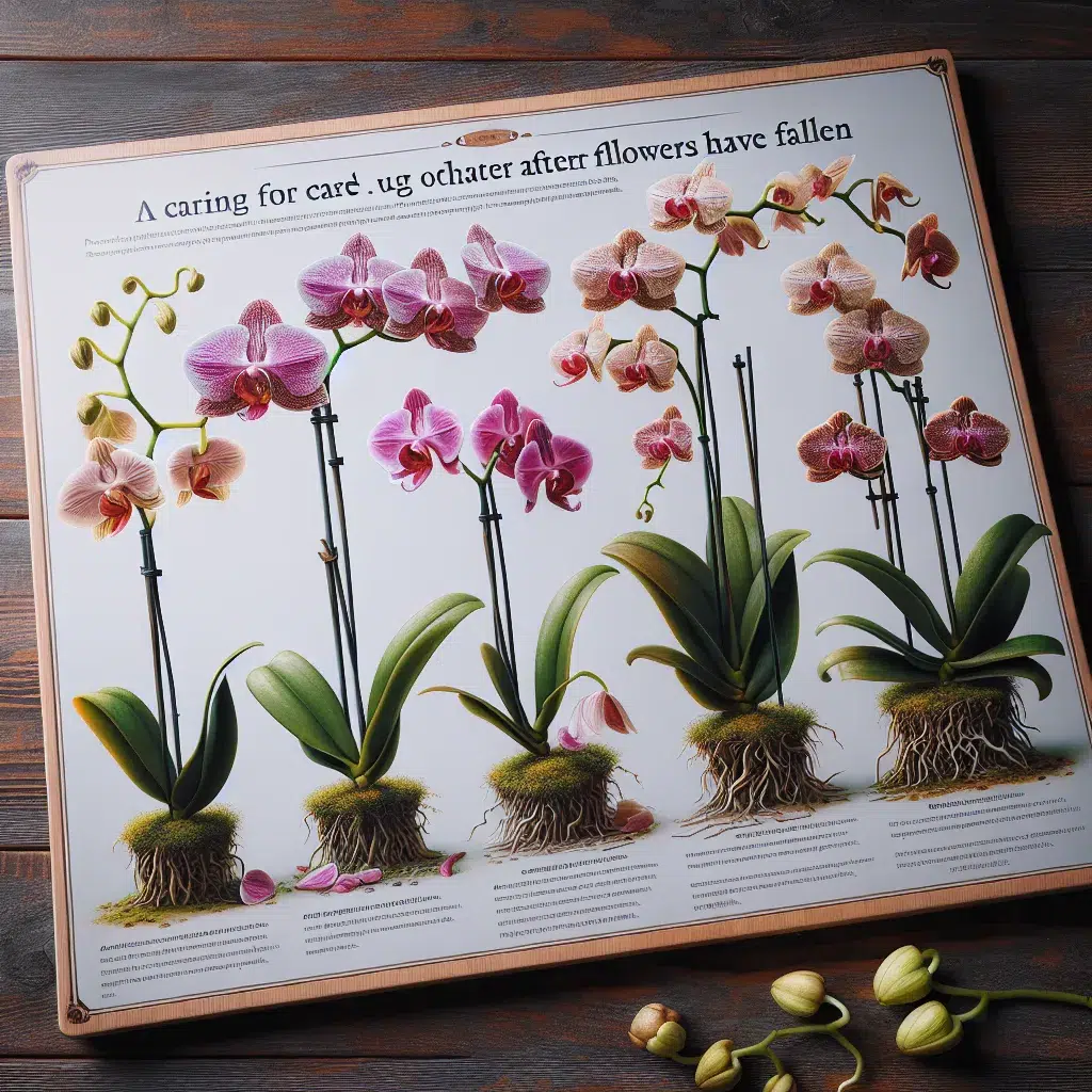Guía para el cuidado de orquídeas tras la caída de sus flores: consejos prácticos para mantener su belleza y salud.